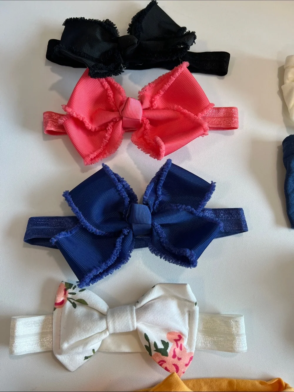 Assorted baby bows - Bow Headbands - Multi Color Pack, 13 colors